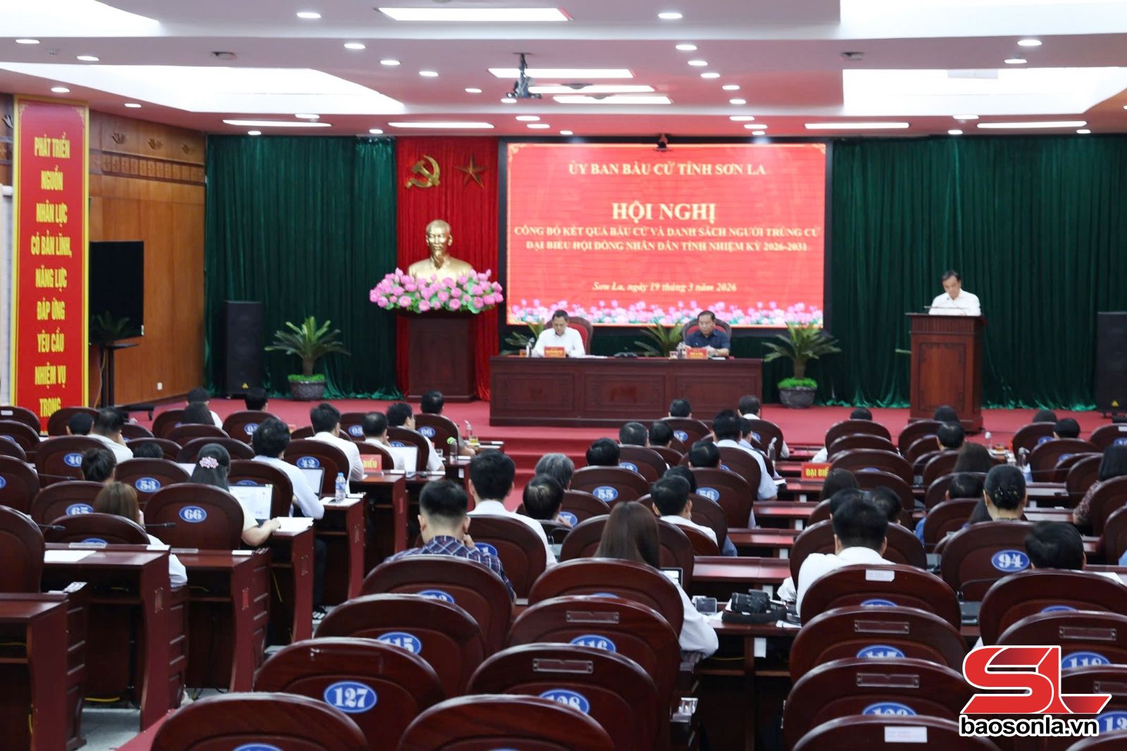 Công bố kết quả và danh sách 55 đại biểu trúng cử đại biểu HĐND tỉnh Sơn La khóa XVI, nhiệm kỳ 2026 - 2031