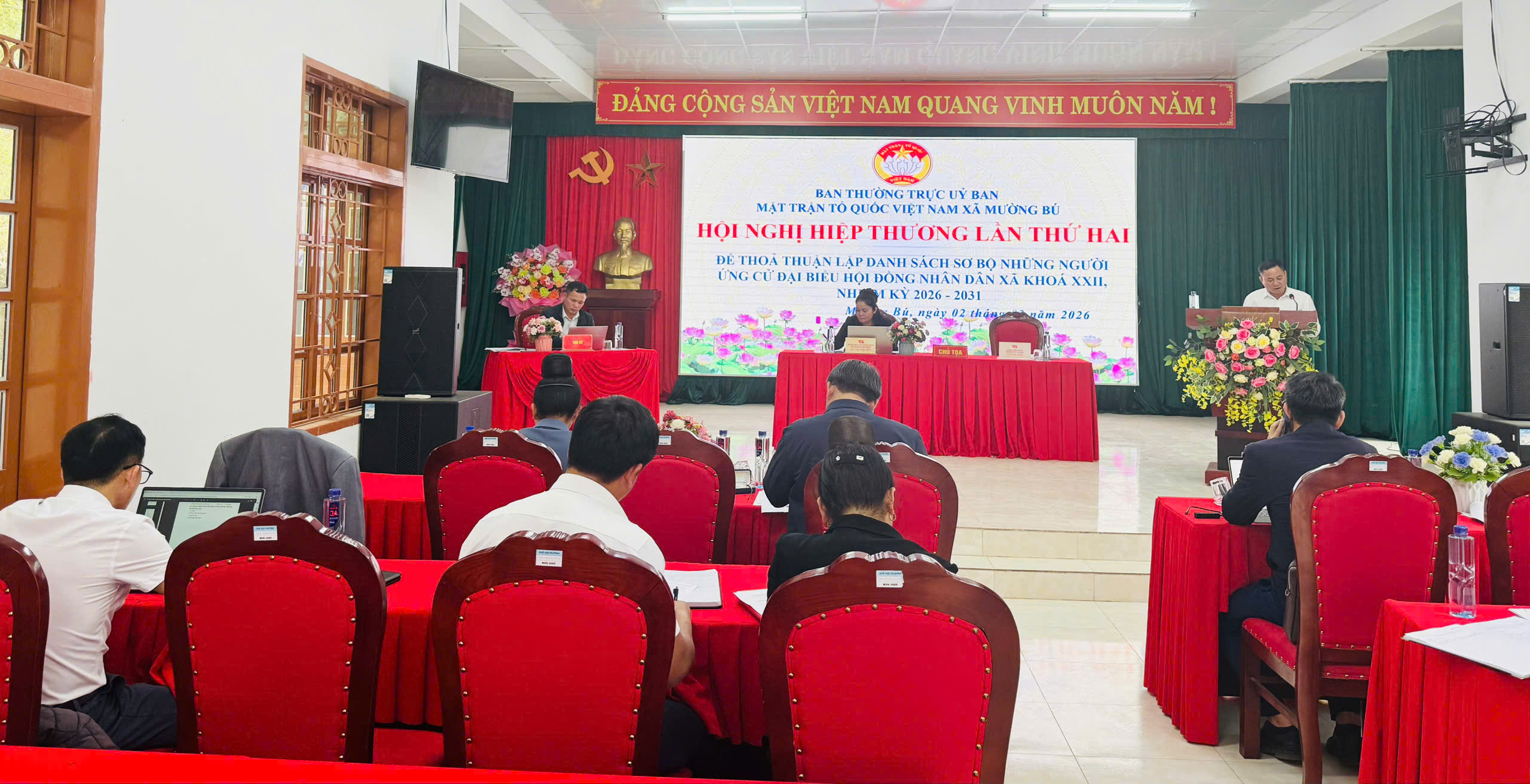 Xã Mường Bú tổ chức Hội nghị hiệp thương lần thứ hai
