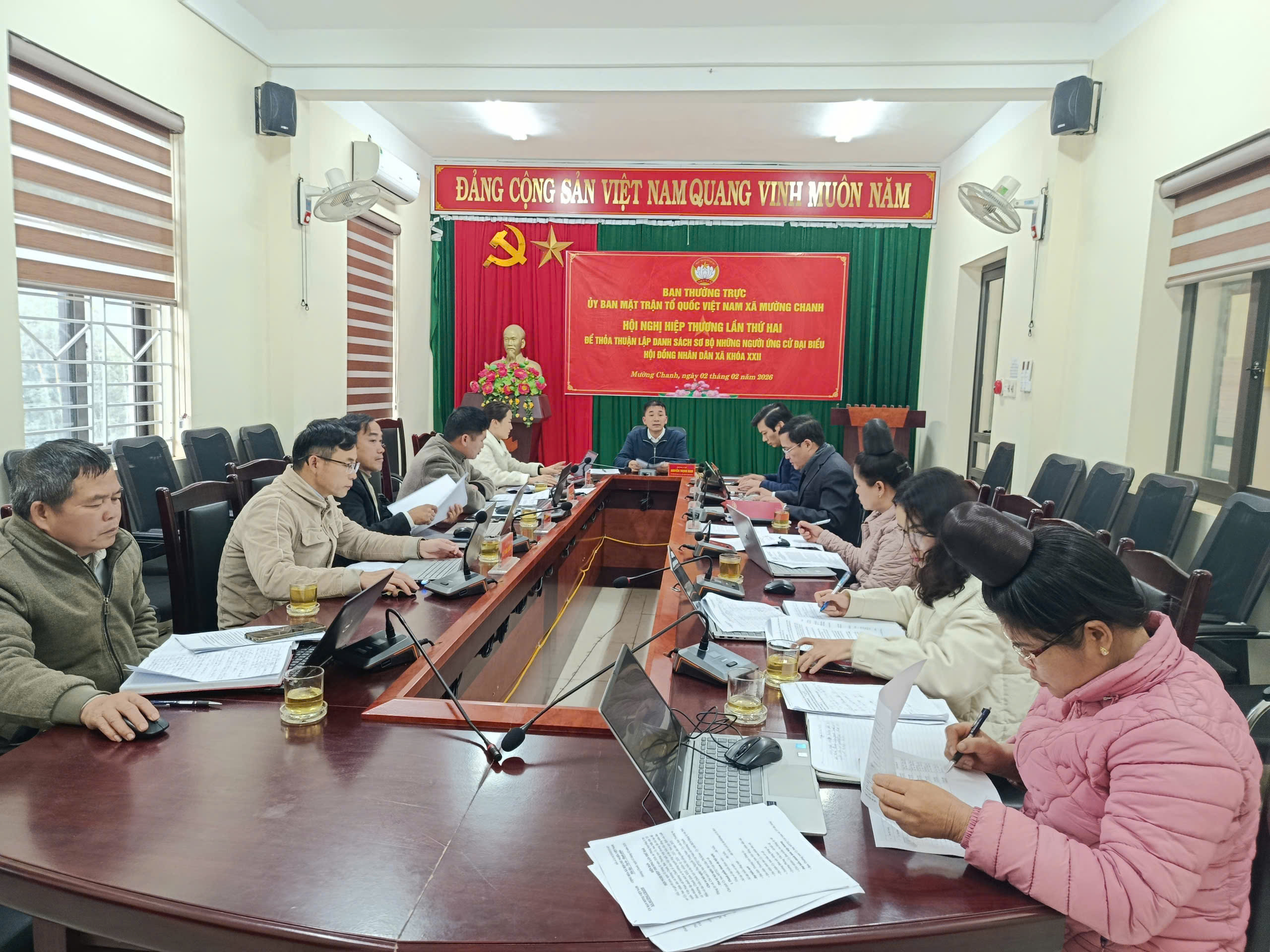 Xã Mường Chanh tổ chức Hội nghị hiệp thương lần thứ hai