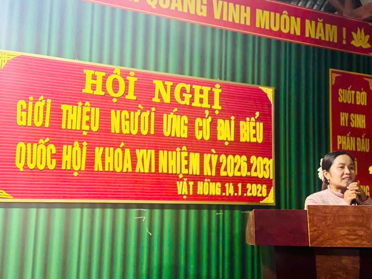 Hội nghị giới thiệu người ứng cử đại biểu Quốc hội khóa XVI, nhiệm kỳ 2026–2031