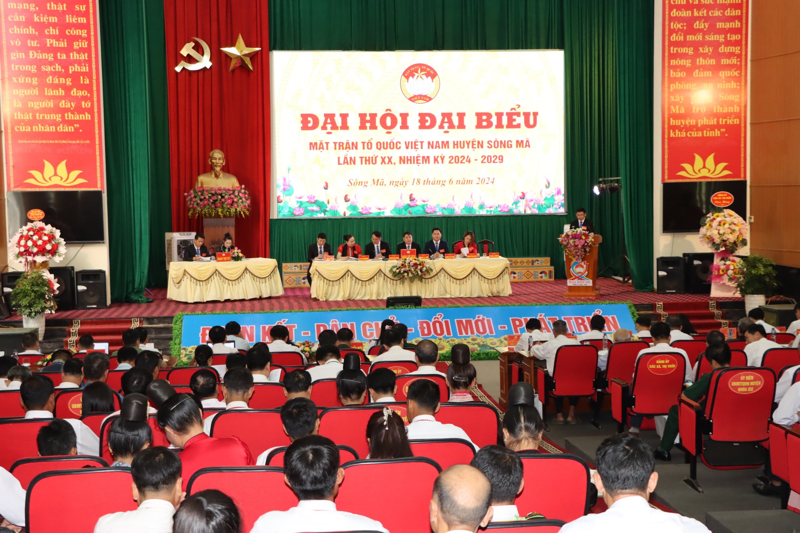Đại hội đại biểu MTTQ Việt Nam huyện Sông Mã lần thứ XX