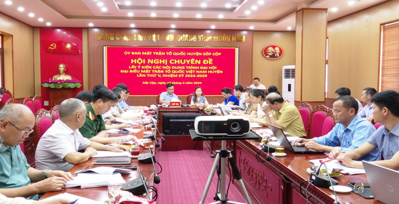 HỘI NGHỊ CHUYÊN ĐỀ ( MỞ RỘNG) - ỦY BAN MTTQ VIỆT NAM HUYỆN SỐP CỘP KHOÁ IV, NHIỆM KỲ 2019-2024