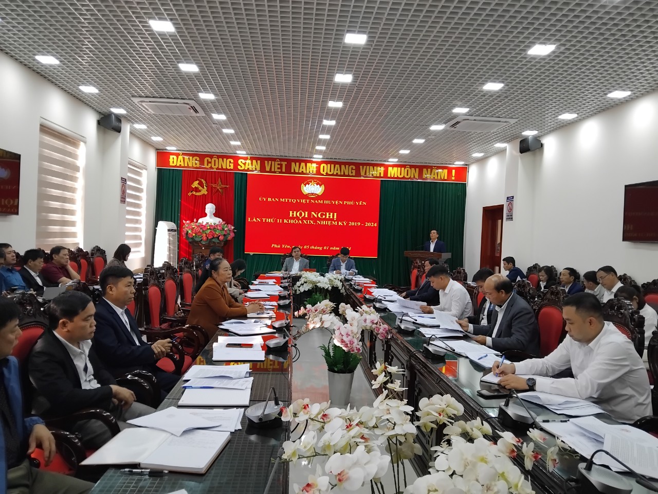 HỘI NGHỊ UỶ BAN MTTQ VIỆT NAM HUYỆN PHÙ YÊN LẦN THỨ 11, KHÓA XIX, NHIỆM KỲ 2019-2024